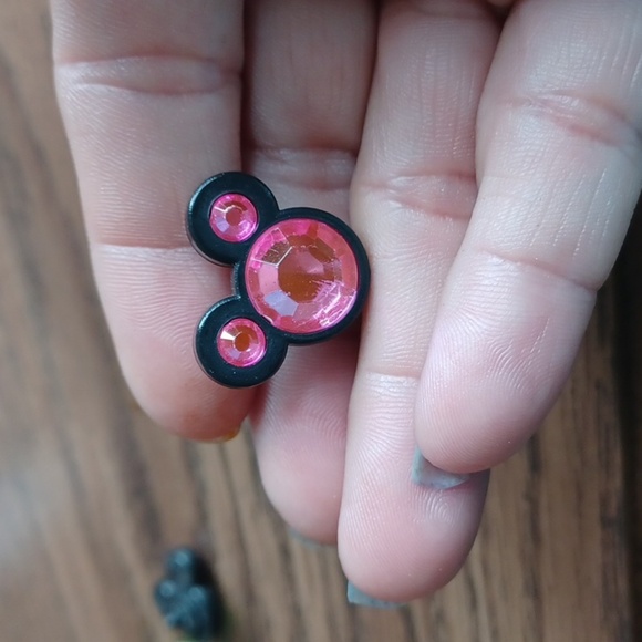 Bundle of CROCS charms. Disney Mickey, Minnie Mouse, heels, as shown - Picture 8 of 9